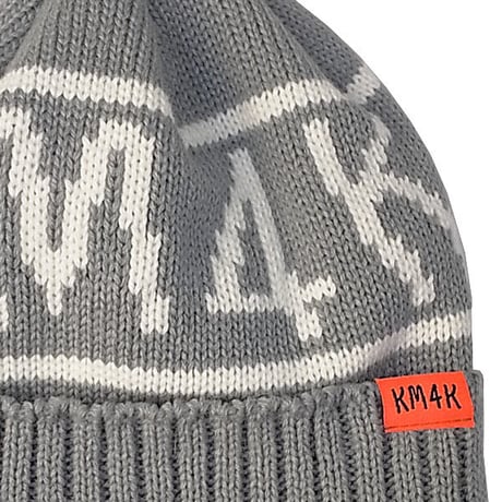 SALE ビーニー メンズ レディース カモシカ KM4K TEAM MANAGER BEANIE 8 （NEONYELLOW　GRAY）
