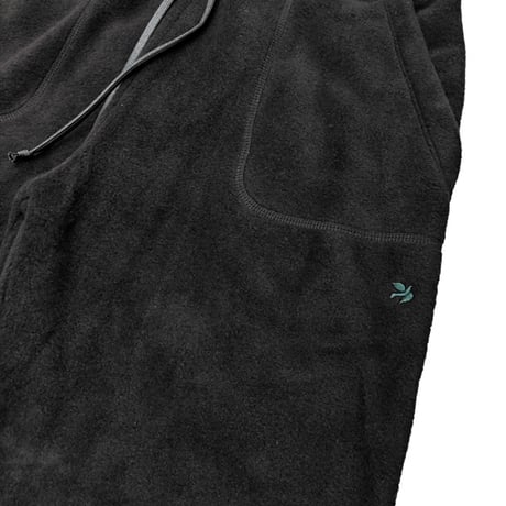 SALE 23-24 GREENCLOTHING フリースパンツ グリーンクロージング GREEN CLOTHING FLEECE PANTS   (BLACK)