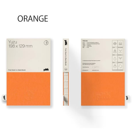POLAR SKATE CO 本 ポーラー　PITH® | YUZU | POLAR SKATE CO. DECK BOOK （BLACK BLUE ORANGE）