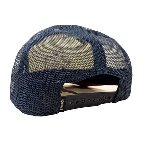 BRIXTON キャップ ブリクストン メッシュキャップ CAP レッドｘクリームｘネイビー　LONESTAR x BRIXTON TRUCKER （REDｘWHITEｘBLUE）