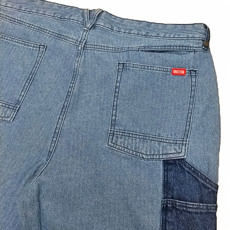 BRIXTON デニム カーペンター パンツ ブリクストン ブルー　MC ASSEMBLY CARPENTER PANT （UNION HERRINGBONE）