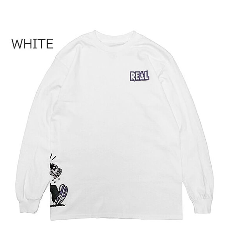 SALE REAL SKATEBOARDS Tシャツ 長袖 リアル スケートボード
