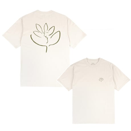 SALE MAGENTA SKATEBOARDS Tシャツ 半袖 ベージュ マゼンタ マジェンタ　LE BAISER TEE （NATURAL）