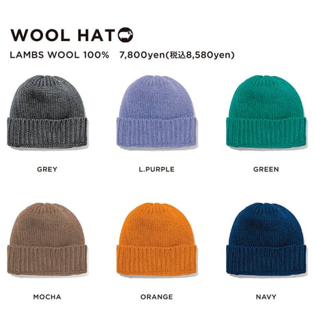 SALE 23-24 GREENCLOTHING　ビーニー ウールハット メンズ レディース グリーンクロージング GREEN CLOTHING WOOL HAT（6カラー）