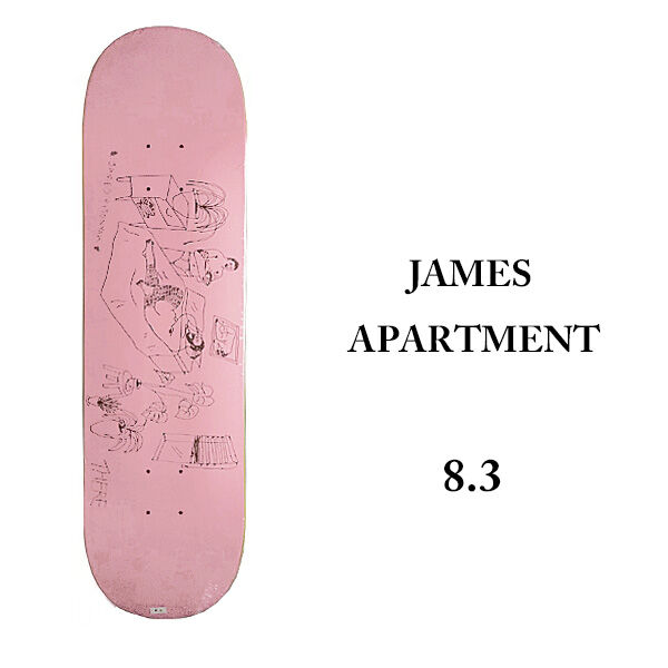 スケボー デッキ スケートボード ゼア 【 8.3インチ 】 THERE JAMES APARTMENT DECK