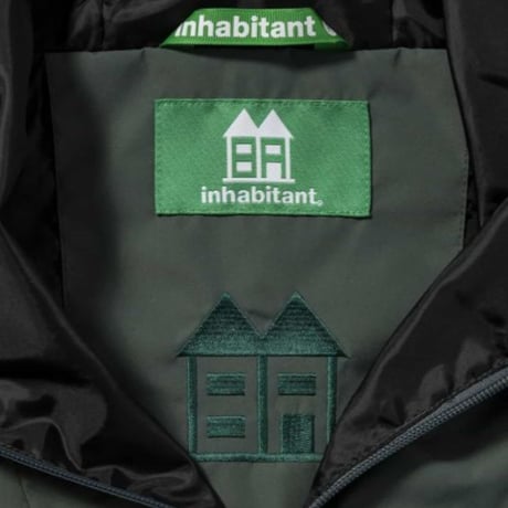 SALE スノージャケット スノーボードウエア インハビタント inhabitant VINTAGE ANORACK PULLOVER JACKET （グリーン　ベージュ）