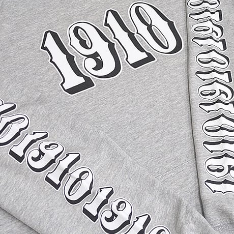 1910 9teenten パーカー　1910 3 UP PULLOVER HOODIE （HEATHER） フードスウェット ナインティーン テン