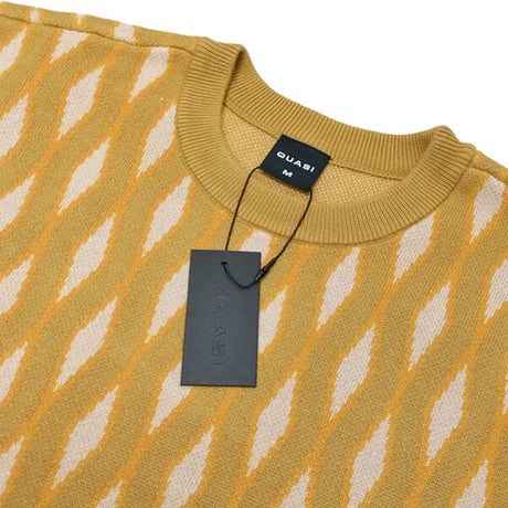 SALE QUASI  ニット セーター メンズ クワジ クワージー クアジ　QUASI SKATEBOARDS Odessa Sweater（Honey）