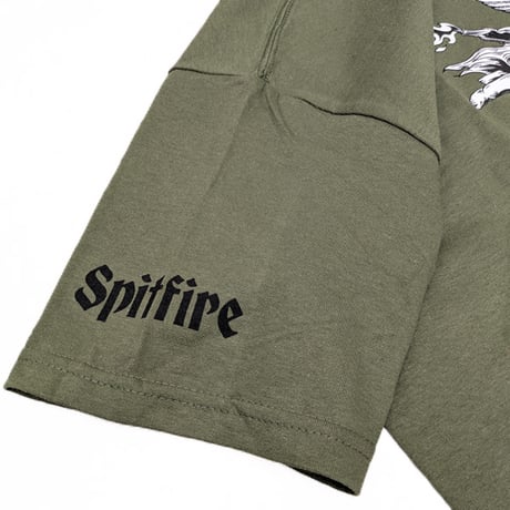 SPITFIRE WHEELS Tシャツ 半袖 スピットファイア グリーン　SPIT FIRE MOLOTOV ANGEL S/S TEE（MILITARY GREEN）
