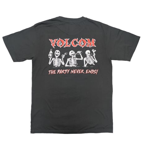 VOLCOM ボルコム Tシャツ 半袖 チャコールグレー メンズ　Never Ends Short Sleeve Tee (Stealth)