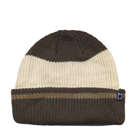 WKND ビーニー Skateboards ウィークエンド　Stripe Beanie （Brown）