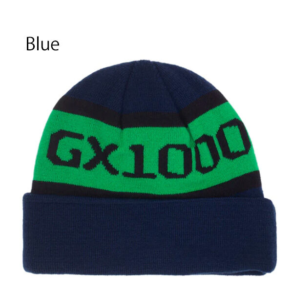 GX1000 ビーニー　GX1000 OG Logo Beanie（Blue　Brown） ジーエックスセン ニット帽