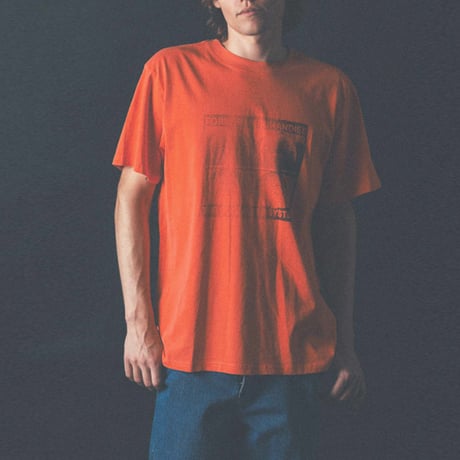 FORMER Tシャツ 半袖 オレンジ メンズ フォーマー　FORMER  CRUX SCAN T-SHIRT （ORANGE）