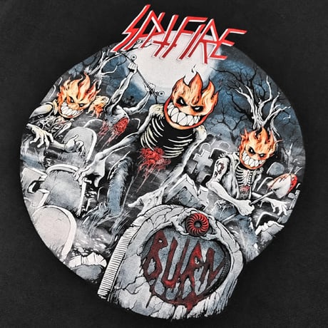 SPITFIRE WHEELS パーカー スピットファイア　UNDEAD ZIP HOODIE （BLACK）