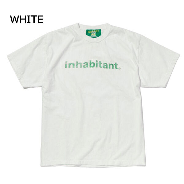 inhabitant Tシャツ　inhabitant Logo T-Shirt （WT：ホワイト　BK：ブラック） ism22ls90 半袖  インハビタント