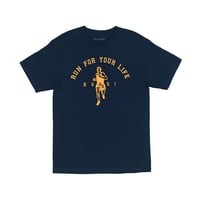 SALE QUASI Tシャツ 半袖 ネイビー クワジ クワージー クアジ　QUASI SKATEBOARDS Run Tee （Navy）