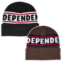 INDEPENDENT アパレル ビーニー インディペンデント　Bar Logo Independent Beanie （Black　Chocolate）