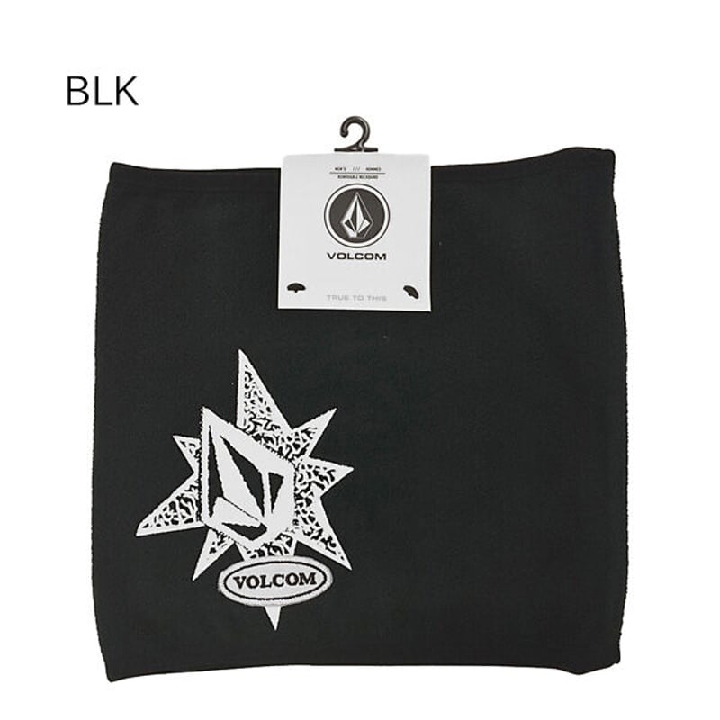 VOLCOM ボルコム ネックウォーマー フリース 黒 迷彩 VOLCOM REMOVABLE