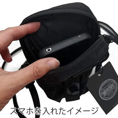 マルチミニポーチ レインオアシャイン RAIN OR SHINE MULTI MINI POUCH (BLACK)