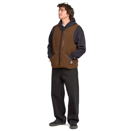 VOLCOM ボルコム スノーウェア ベスト メンズ　VOLCOM SNOWDRIFT VEST （BLK　BRN）