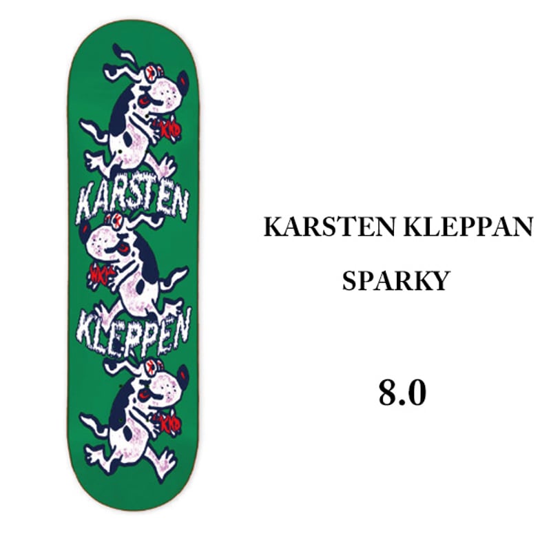 WKND SKATEBOARDS DECK ウィークエンド デッキ 8.0インチ KARST