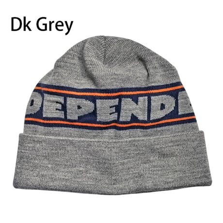 SALE INDEPENDENT SKATEBOARD ビーニー インディペンデント　Bar Logo Independent Beanie （BLACK　DK GREY）