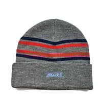 SLAE KROOKED ビーニー 緑 クルキッド　KROOKED SKATEBOARDS MOON SMILE SCRIPT BEANIE （GREY）