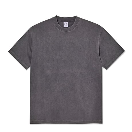 POLAR SKATE CO Tシャツ 半袖  グレー系 ポーラー メンズ　Stroke Logo Contrast Tee （Silver Black/Black）