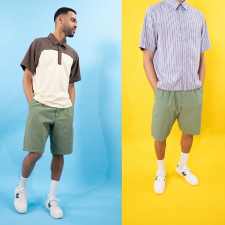 QUASI ショーツ ショート パンツ メンズ クワジ　QUASI SKATEBOARDS Warren Short Pants (OG Green）