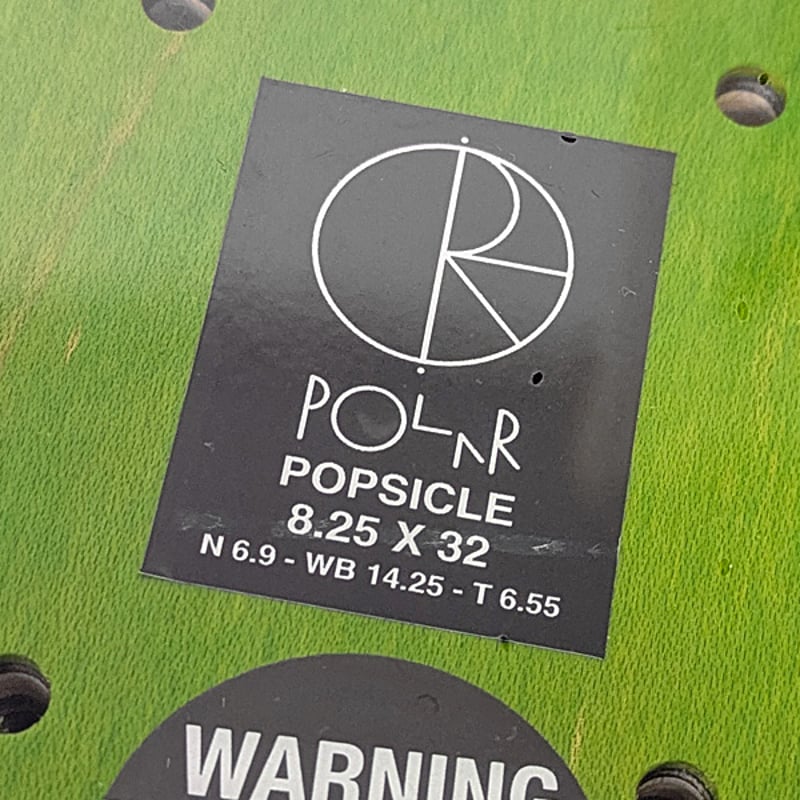 POLAR SKATE DECK 8.25インチ ポーラー デッキ TEAM TIED UP