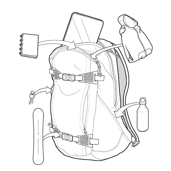 ぎゅな☺︎専用ページ BURTON バックパック バートン バッグ Burton Day Hiker 22L Bac