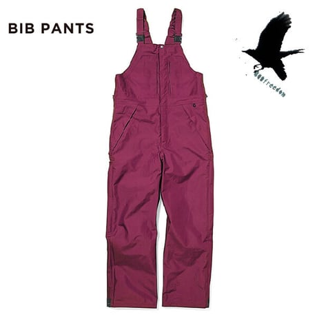 SALE 23-24 スノーパンツ スノーボードウェア メンズ レディース グリーンクロージング GREEN CLOTHING BIB PANTS  (DARK BERRY)