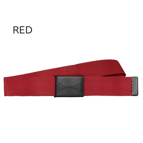 INDEPENDENT SKATEBOARD ベルト インディペンデント　Span Unisex Web Belt （BLACK　RED）