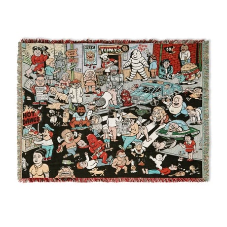 POLAR SKATE CO ブランケット ポーラー　Throw Blanket  Street Corner