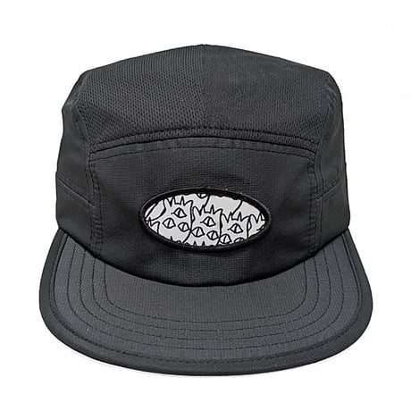 KM4K キャップ カモシカ  ナイロンキャップ　RIDING CAP （BLACK）