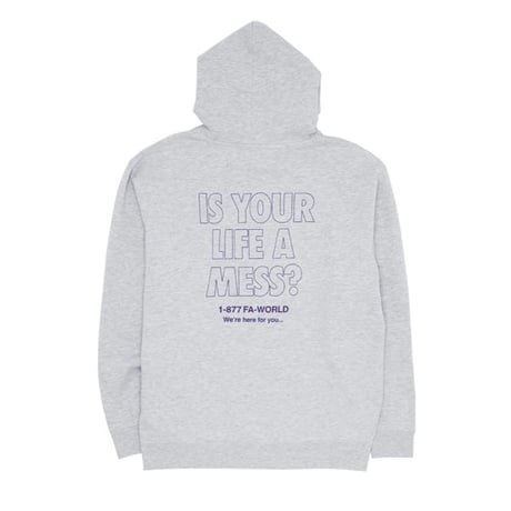 FUCKING AWESOME ファッキンオーサム パーカー　FUCKINGAWESOME Is Your Life A Mess? Hoodie （Grey Heather）