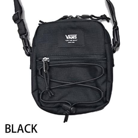 VANS バッグ 　VANS  BAIL SHOULDER BAG （BLACK　WINTER） バンズ ショルダーバッグ ショルダーポーチ