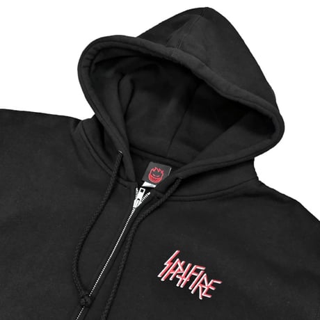 SPITFIRE WHEELS パーカー スピットファイア　UNDEAD ZIP HOODIE （BLACK）
