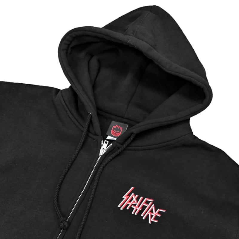 SPITFIRE パーカー SPITFIRE WHEELS パーカー スピットファイア 黒 UNDEAD ZIP HOOD