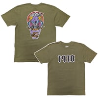 1910 9teenten アパレル ナインティーン テン Tシャツ 半袖　SNAKE EYES S/S T-SHIRT （MILITARY GREEN） MS125179