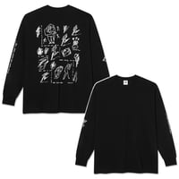 POLAR SKATE CO Tシャツ 長袖 ポーラー　Sad at Times LS Tee  (Black）
