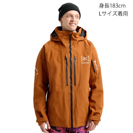 25-26 BURTON スノージャケット メンズ バートン    Men's Burton [ak]® Swash GORE‑TEX 2L Jacket (Chestnut Brown)