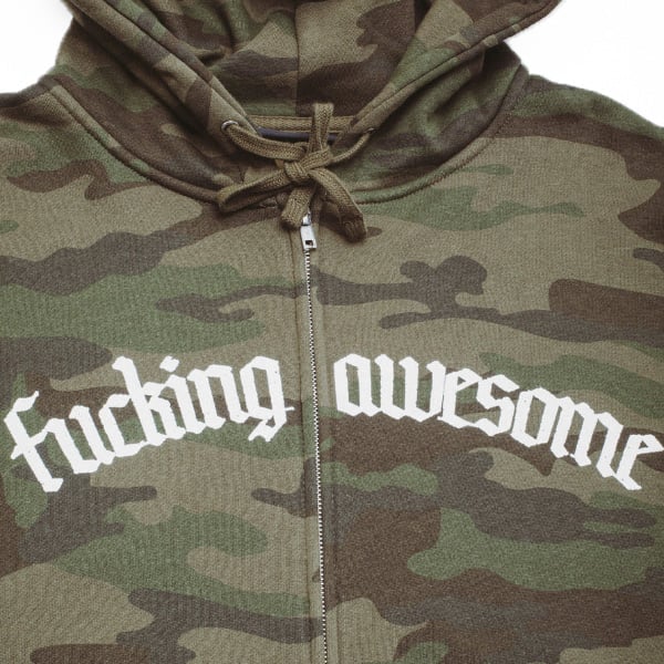 SALE FUCKING AWESOME ファッキンオーサム ジップアップ フーディー