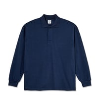 POLAR SKATE CO ラグビー シャツ ポーラー　RUGBY SHIRT （DARK BLUE）