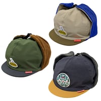 KM4K キャップ カモシカ　CAP MR. BIG  サイズ⇒62cm（BEIGE GREEN BLACK） 25-26