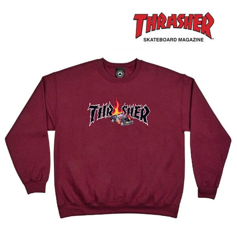 THRASHER VINTAGE 80s ロゴスウェット Vintage NOS/Deadstock 80s Thrasher Magazine Ivory T-Shirt