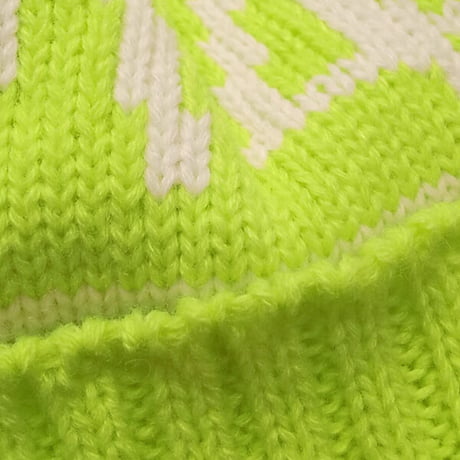 SALE ビーニー メンズ レディース カモシカ KM4K TEAM MANAGER BEANIE 8 （NEONYELLOW　GRAY）
