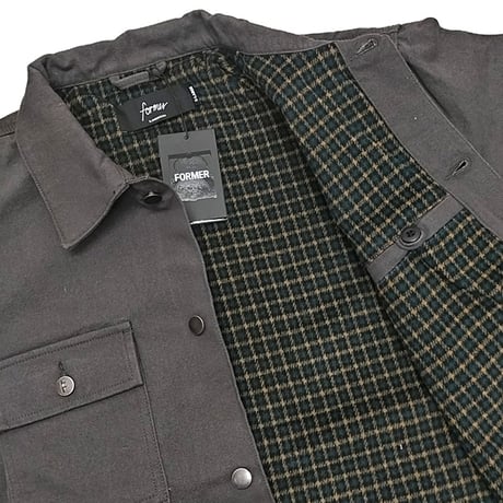 SALE  FORMER ジャケット フォーマー　FORMER RESS CHORE JACKET (BARK）