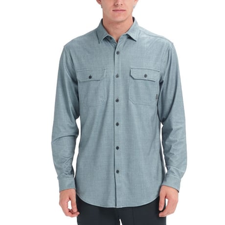 SALE BURTON Men's Burton Midweight Oxford Shirt （Dark Slate Carpenter)  バートン メンズ インナー シャツ