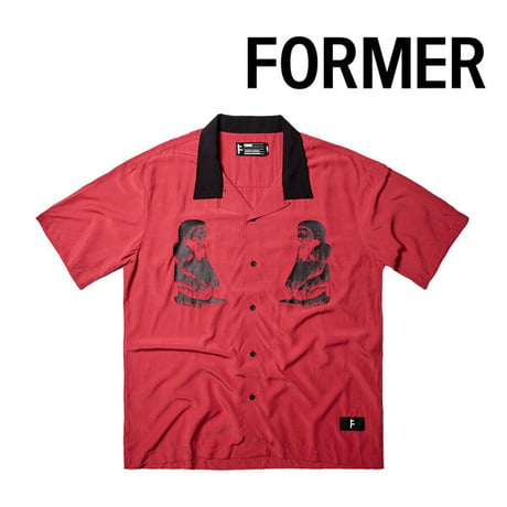 SALE FORMER シャツ 半袖 フォーマー　FALSE IDOLS S/S SHIRT（BRICK）